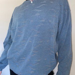 Barry Bricken blue crewneck sweater size XL